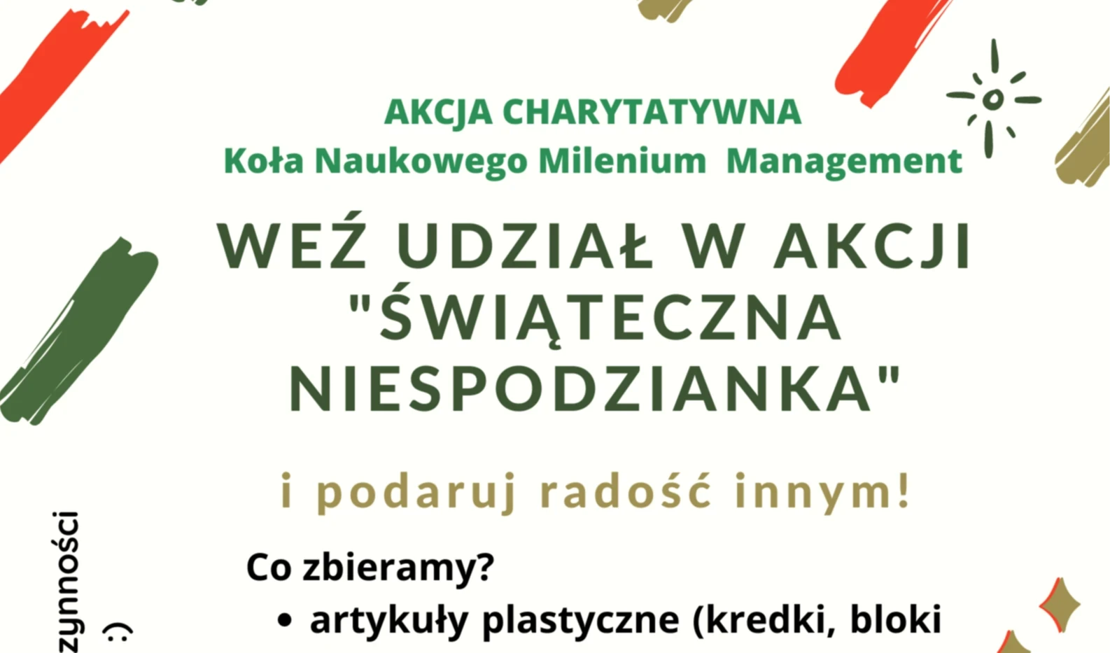 Akcja charytatywna KN Milenium Management