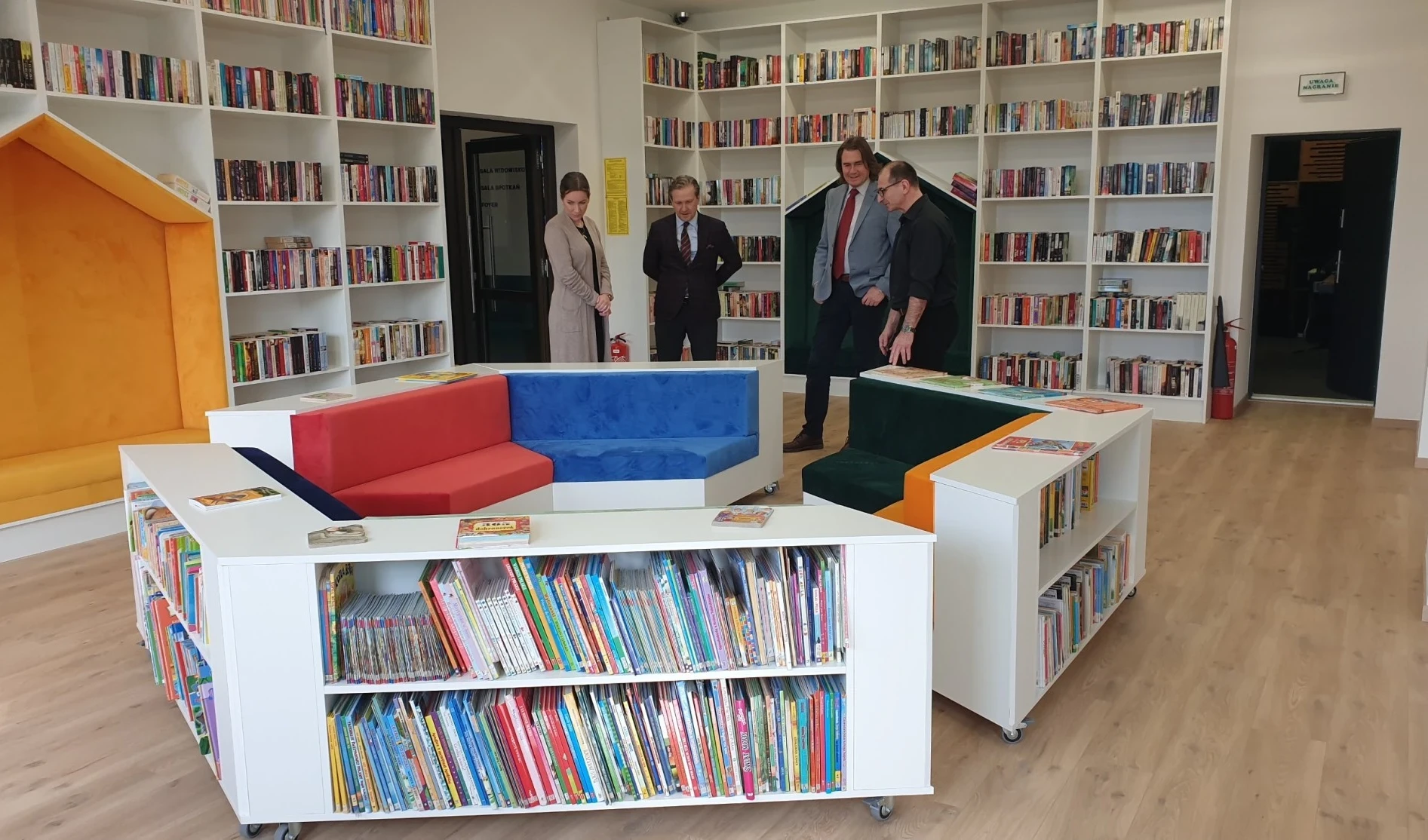 Spotkanie Władz GSW Milenium i Dyrekcji Gminnej Biblioteki Publicznej w Mieścisku