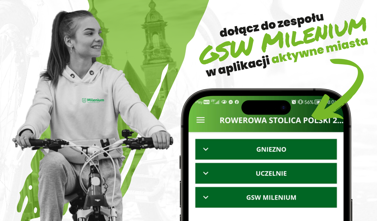 Dołącz do zespołu GSW Milenium w rywalizacji o Puchar Rowerowej Stolicy Polski!