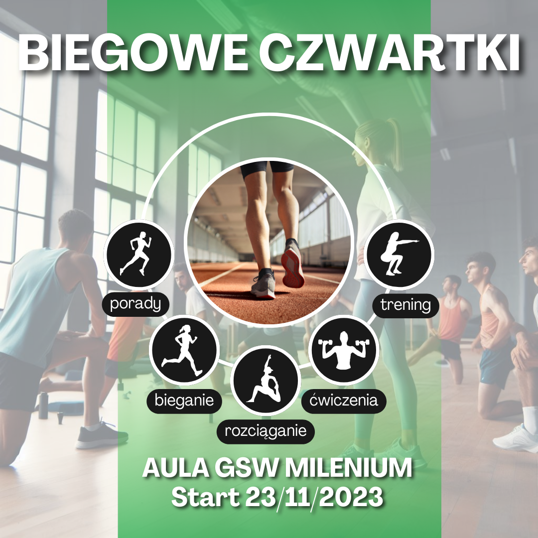 biegowe czwartki GSW Milenium Okulickiego 2023