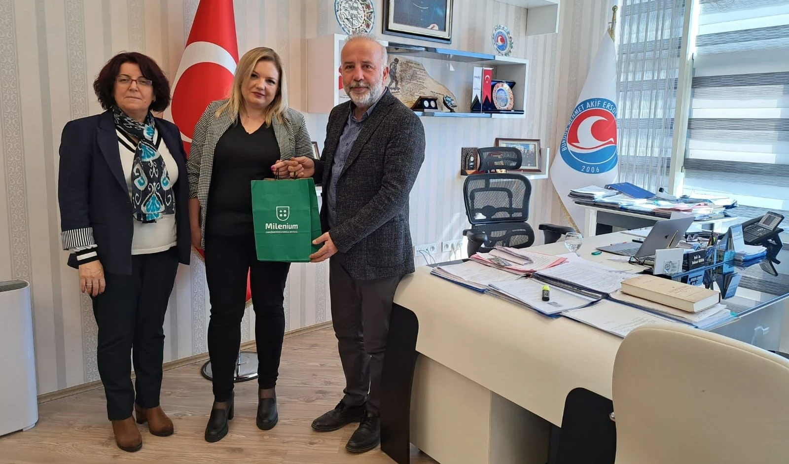 Dr Katarzyna Miłek z wizytą w Burdur Mehmet Akif Ersoy Üniversitesi