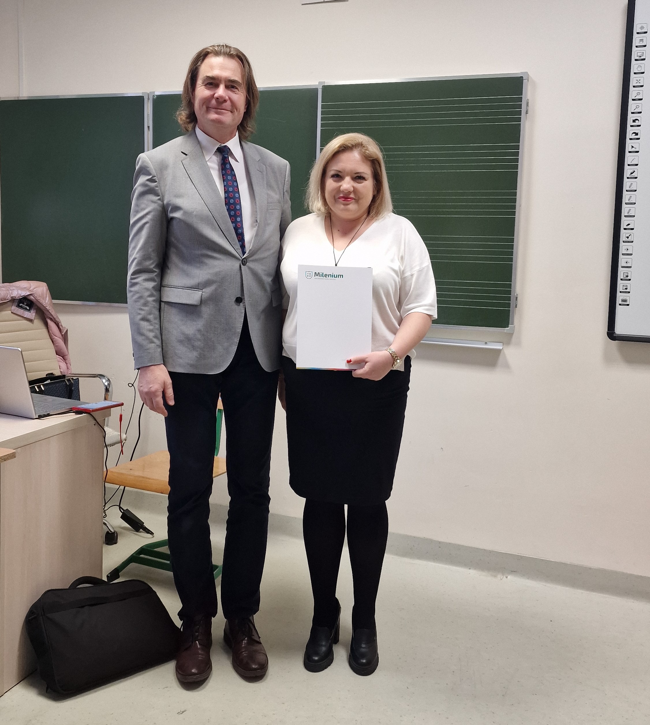 dr Katarzyna Miłek Pełnomocnik Rektora GSW Milenium ds. współpracy zagranicznej