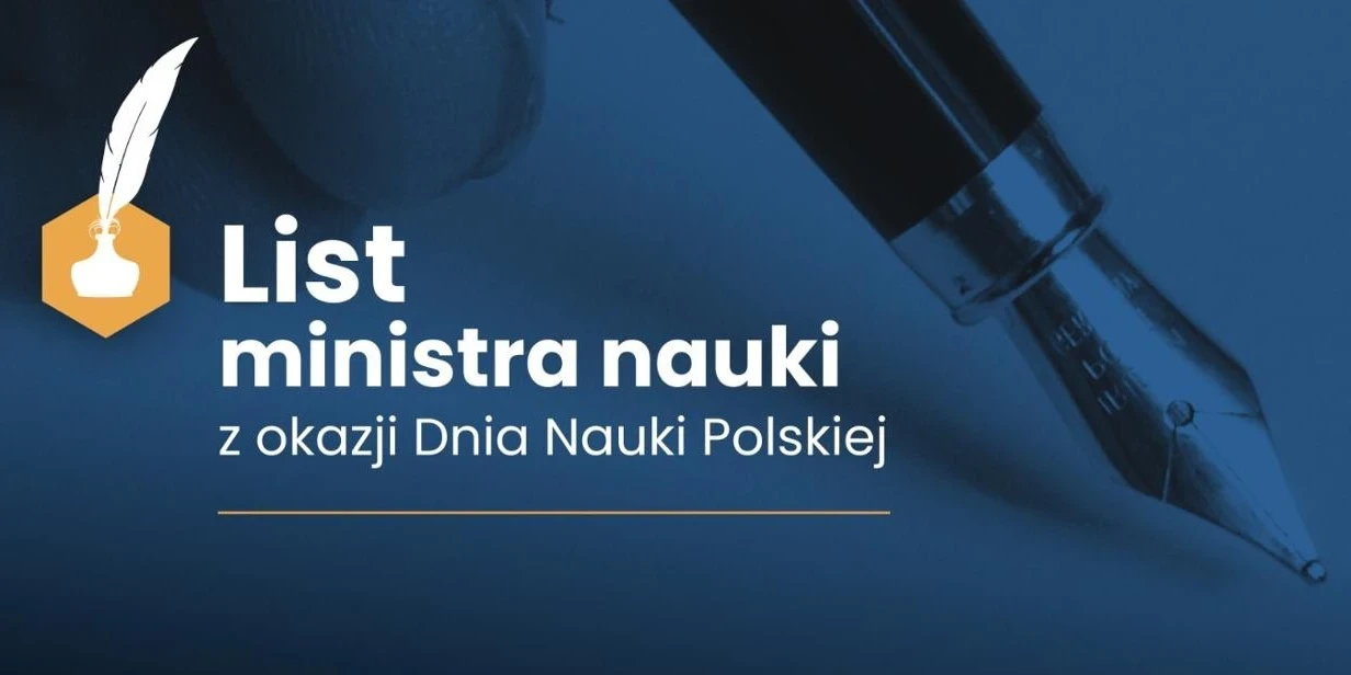 List ministra nauki z okazji Dnia Nauki Polskiej