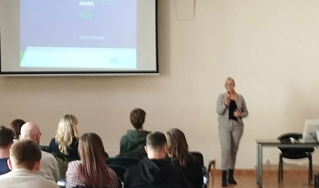 "Oskładkowanie umów o pracę i umów cywilnoprawnych" - spotkanie z Panią Anną Wojciechowską z Inspektoratu ZUS w Gnieźnie