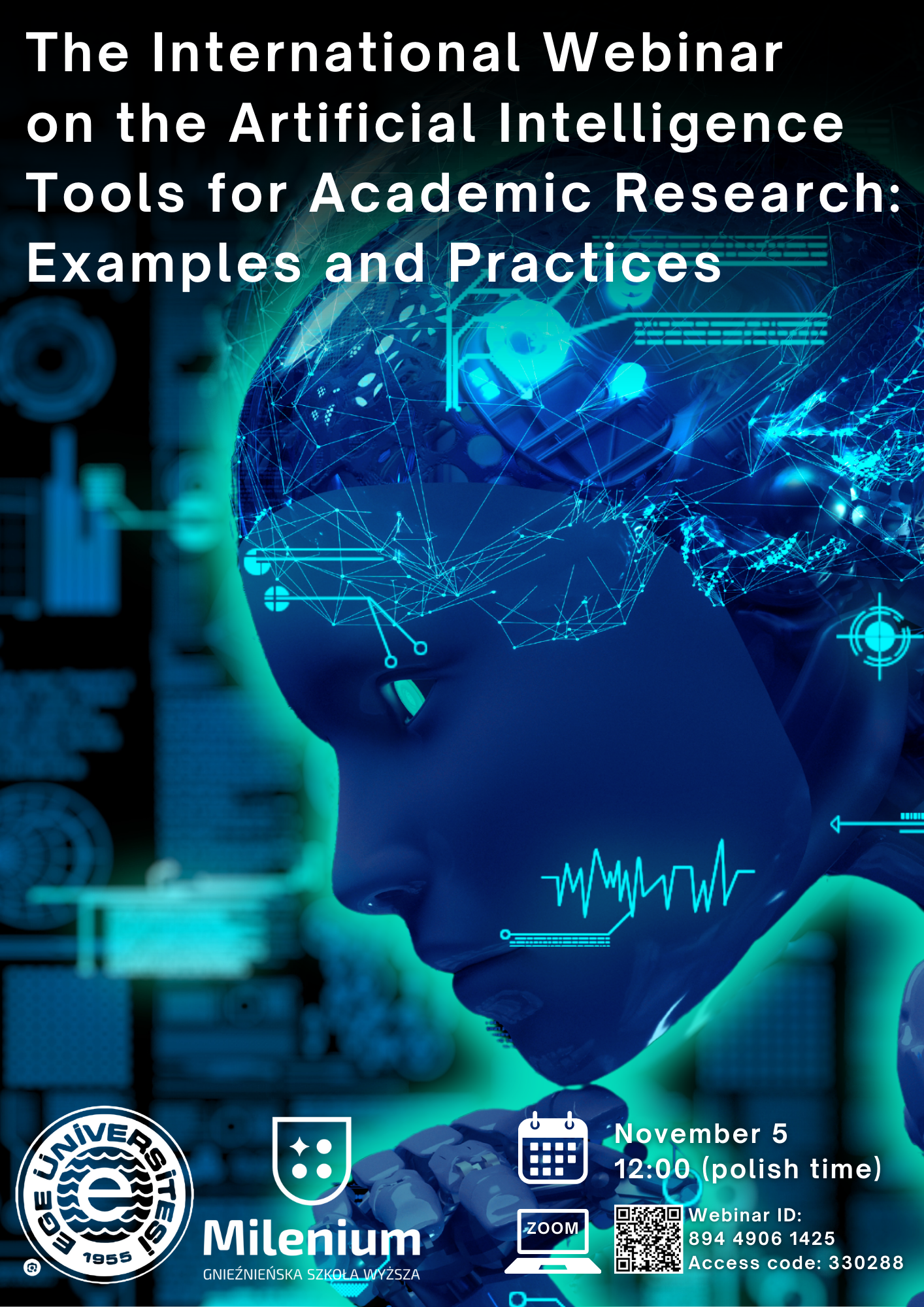 Zapraszamy na międzynarodowy webinar: The International Webinar on The Artificial Intelligence Tools for Academic Research: Examples and Practices