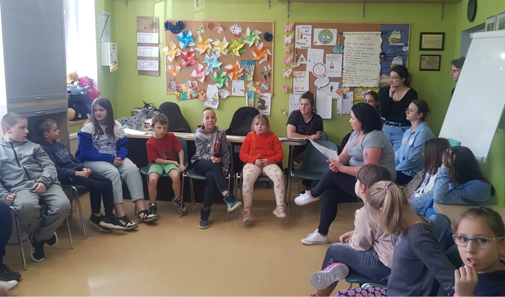 Zajęcia terenowe studentów w ramach przedmiotu "Dziedziny i metody profilaktyki społecznej" 