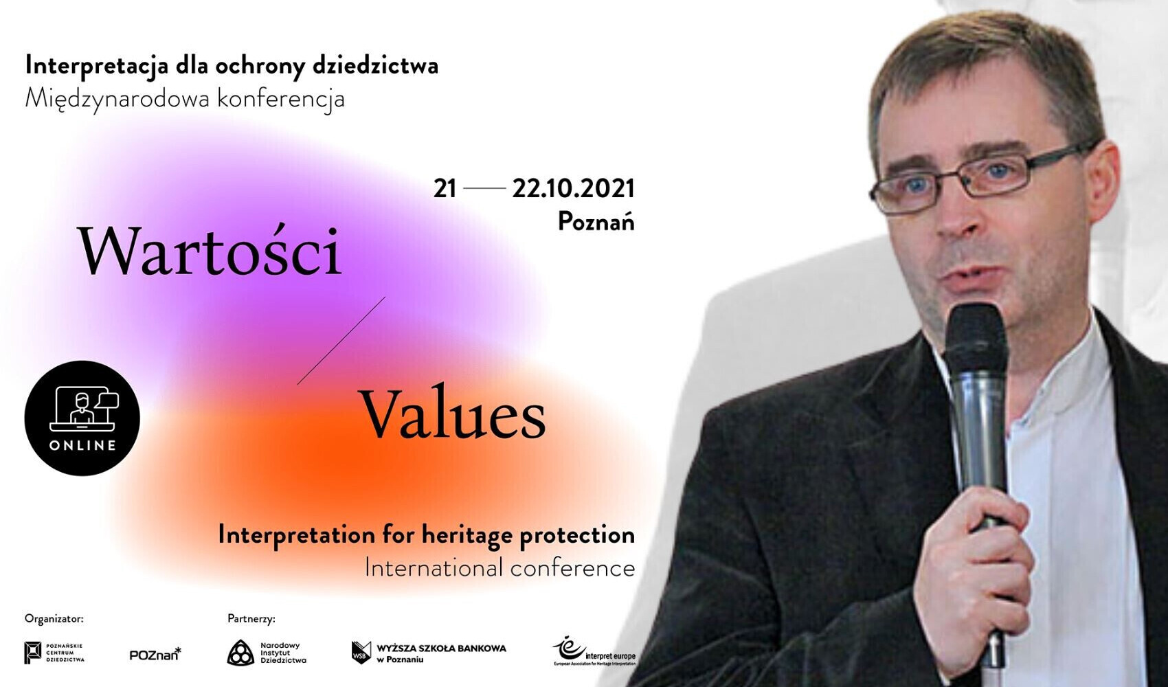 Nasz Profesor dr hab. Amin Mikos von Rohrscheidt prelegentem Międzynarodowej Konferencji "Interpretacja dla ochrony dziedzictwa. Wartości"