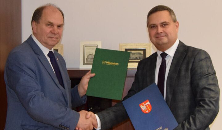 Porozumienie Gnieźnieńskiej Szkoły Wyższej Milenium z Powiatem Wągrowieckim